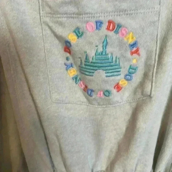 DISNEY PARKS JUMPER/Overall/Short Alls with Disney Castle (Size L) - Picture 2 of 6